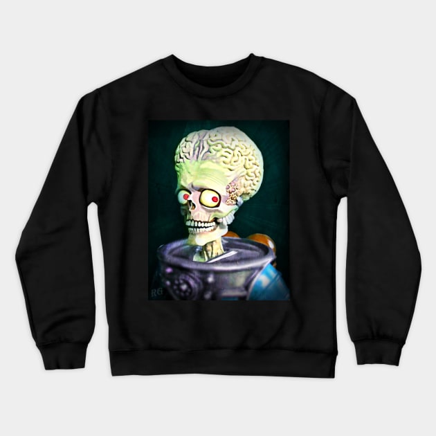 Mars Attacks Crewneck Sweatshirt by RG Illustration